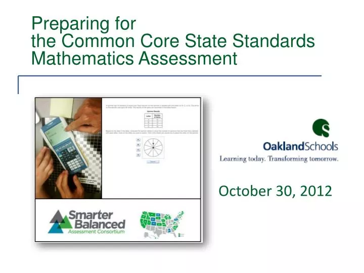 preparing for the common core state standards mathematics assessment