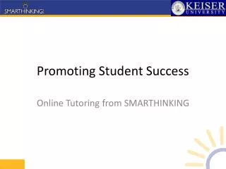 Promoting Student Success