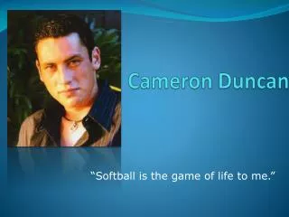 Cameron Duncan