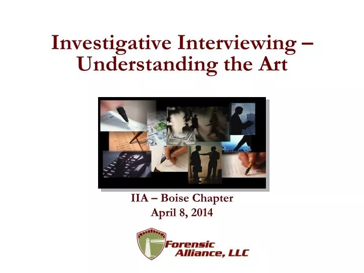 investigative interviewing understanding the art