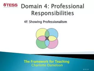 Domain 4: Professional Responsibilities