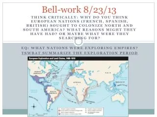 Bell-work 8/23/13