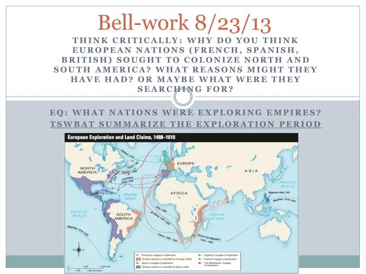 bell work 8 23 13