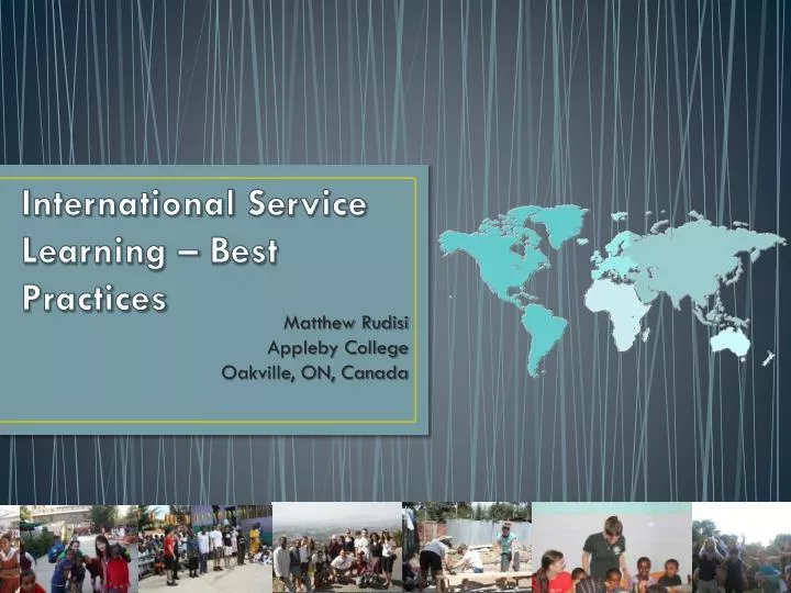international service learning best practices