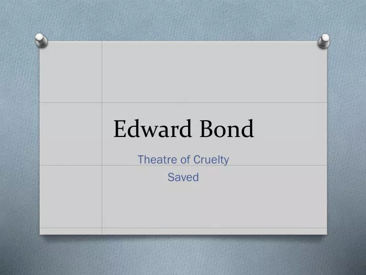 edward bond