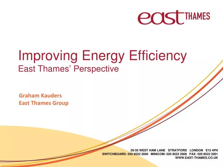 improving energy efficiency east thames perspective