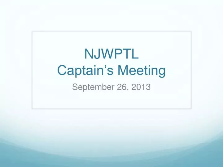 njwptl captain s meeting