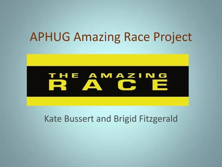aphug amazing race project