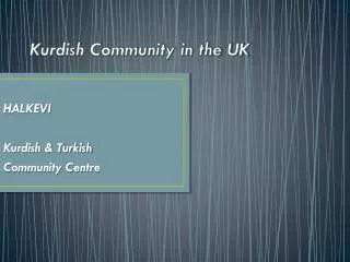 Kurdish Community in the UK