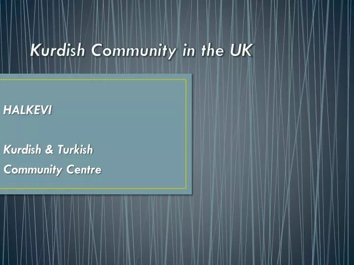 kurdish community in the uk
