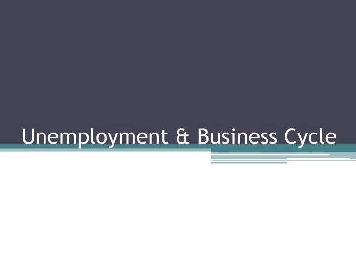 unemployment business cycle