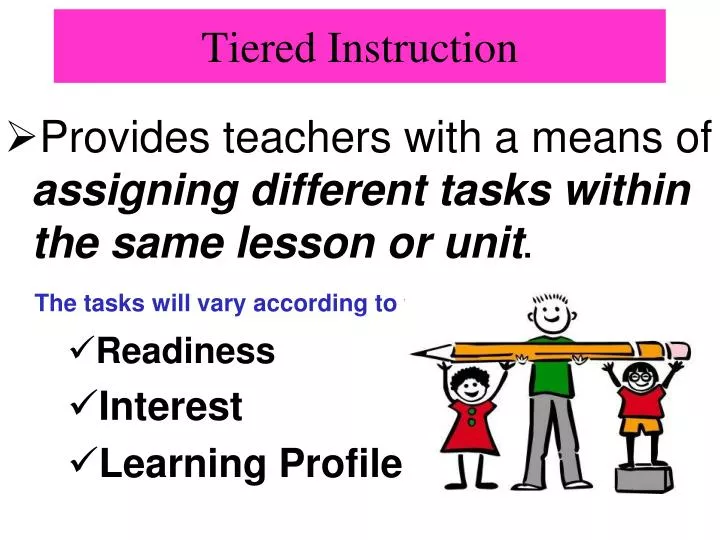 tiered instruction