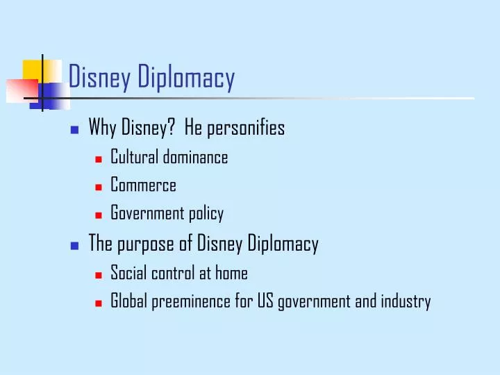 disney diplomacy
