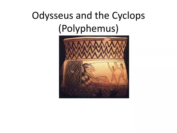 odysseus and the cyclops polyphemus