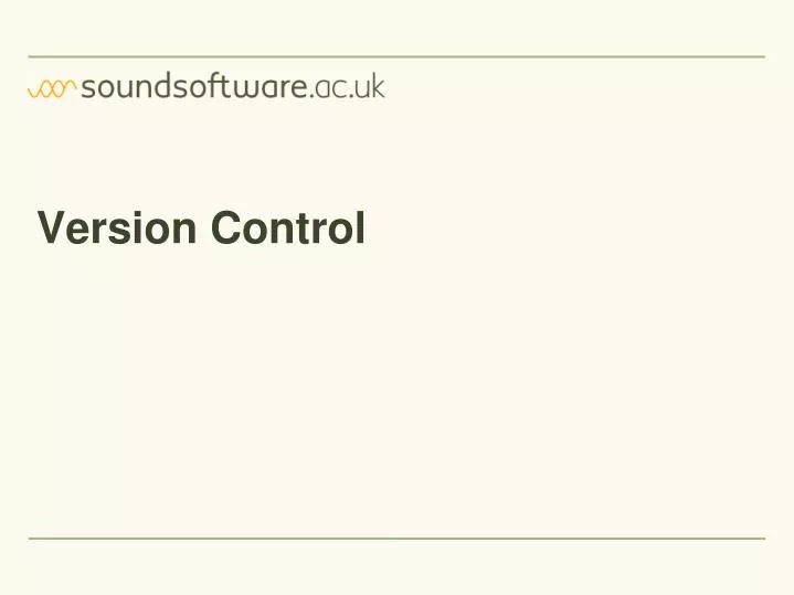 version control