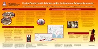 Finding Family Health Solutions within the Bhutanese Refugee Community