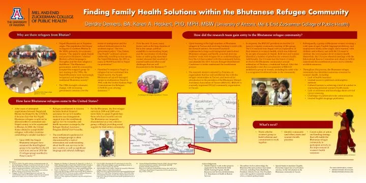 finding family health solutions within the bhutanese refugee community