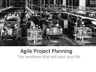 Agile Project Planning