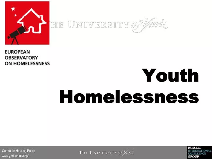 youth homelessness homelessness