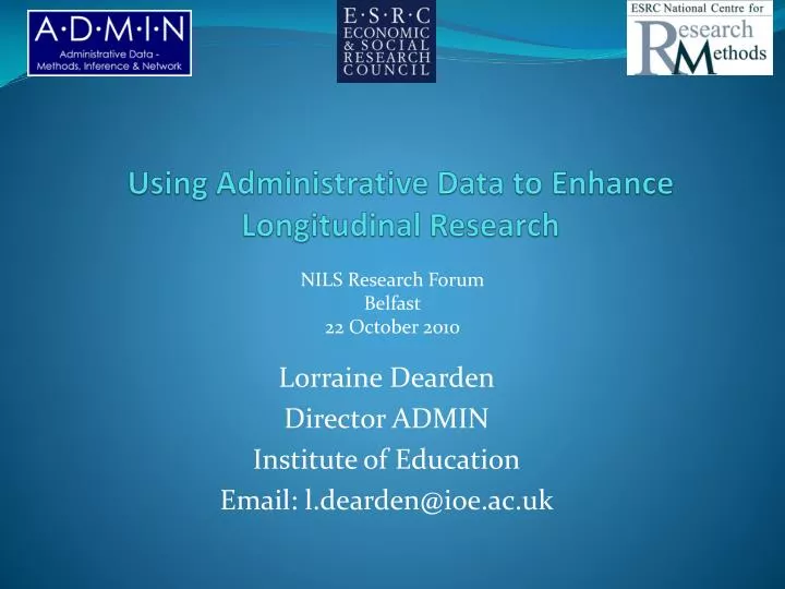 using administrative data to enhance longitudinal research