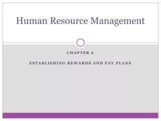 Human Resource Management