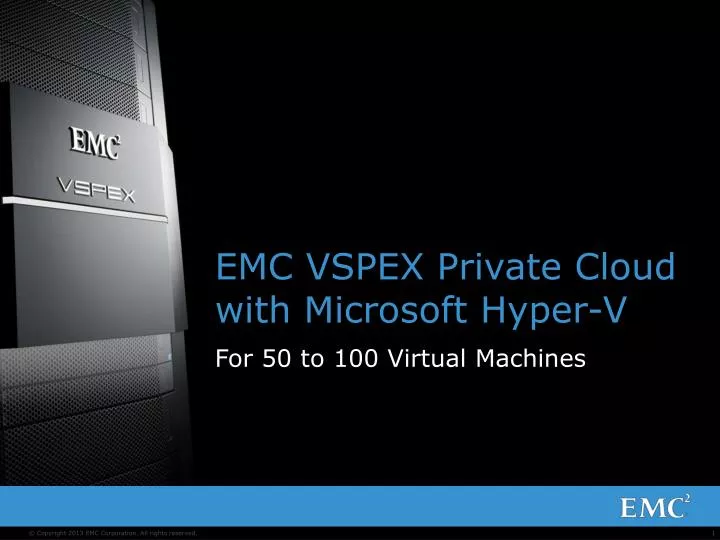 emc vspex private cloud with microsoft hyper v