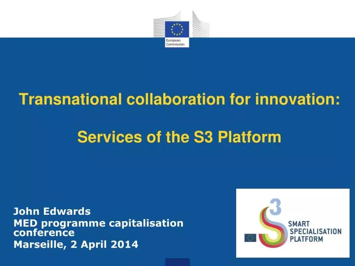 transnational collaboration for innovation services of the s3 platform