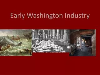 early washington industry