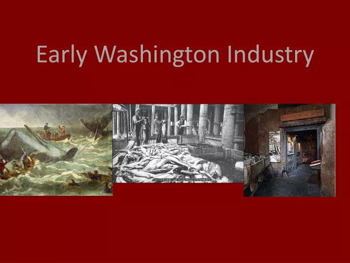 early washington industry