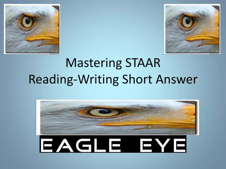 mastering staar reading writing short answer