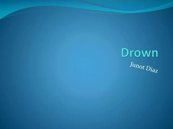 drown