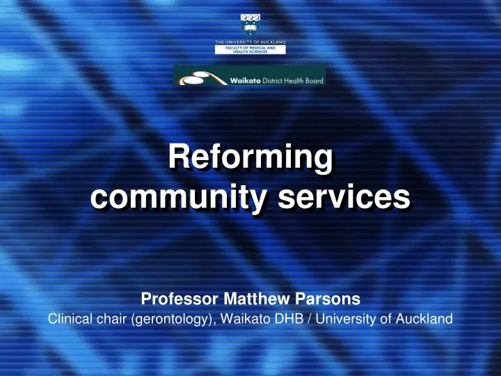 reforming community services