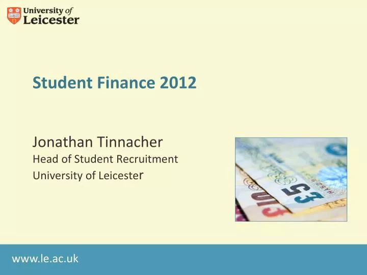 student finance 2012