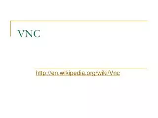 VNC