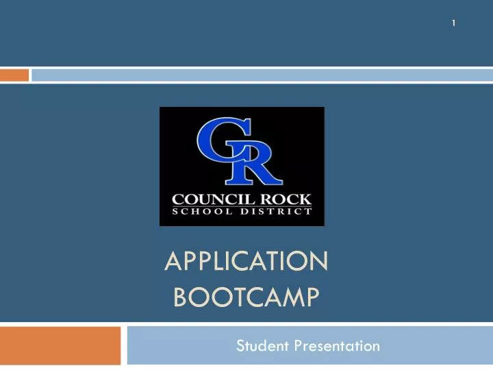 application bootcamp