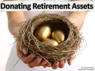 Donating Retirement Assets