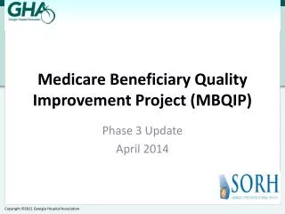 Medicare Beneficiary Quality Improvement Project (MBQIP)