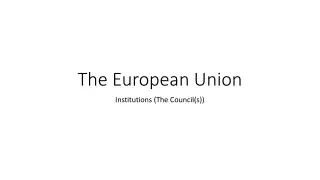 The European Union