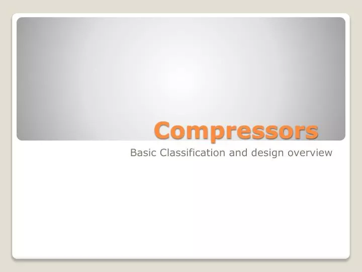 compressors