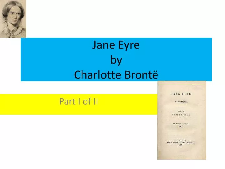 jane eyre by charlotte bront