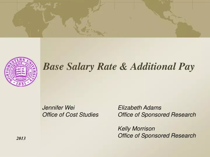 base salary rate additional pay