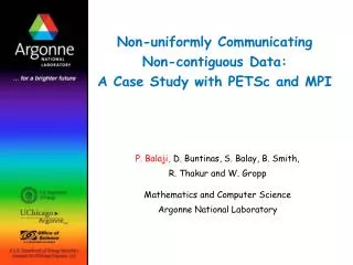 Non-uniformly Communicating Non-contiguous Data: A Case Study with PETSc and MPI