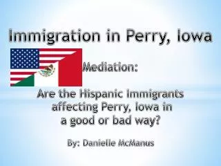 Immigration in Perry, Iowa