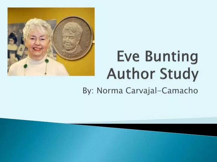 eve bunting author study