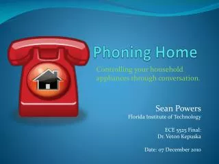 Phoning Home