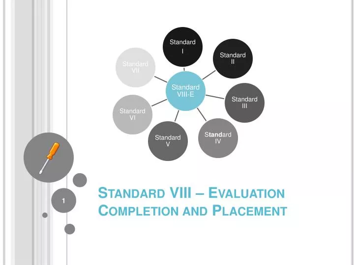 standard viii evaluation completion and placement