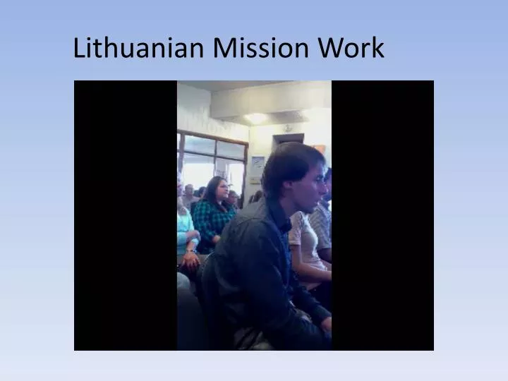 lithuanian mission work