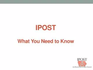 IPOST What You Need to Know