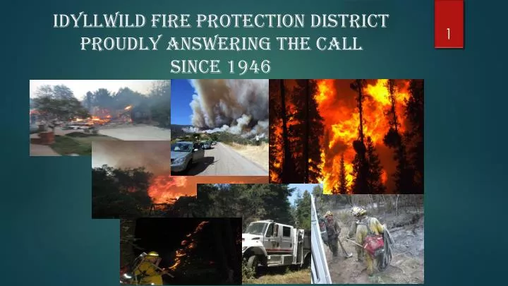 idyllwild fire protection district proudly answering the call since 1946