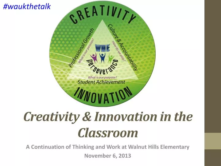creativity innovation in the classroom